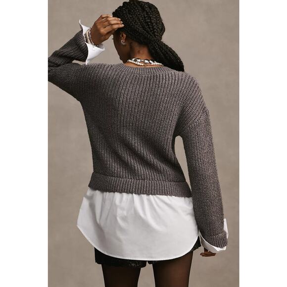 Anthropologie Twofer Cardigan Sweater - New Medium - Picture 2 of 5